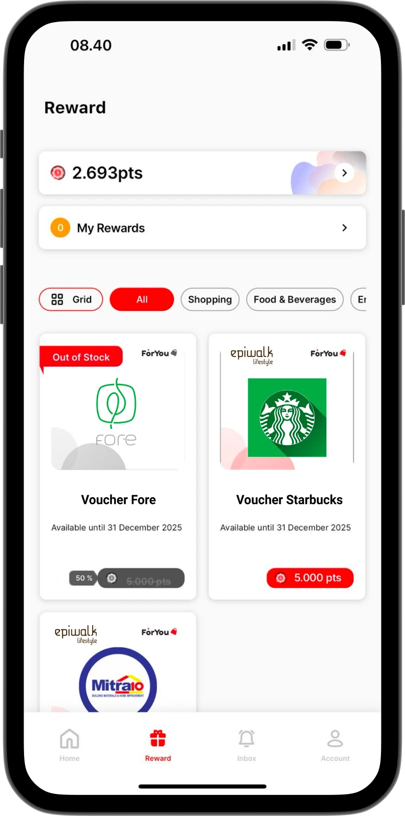 Once your points are verified, redeem your points for exclusive vouchers and limited special offers to elevate your shopping experience.
