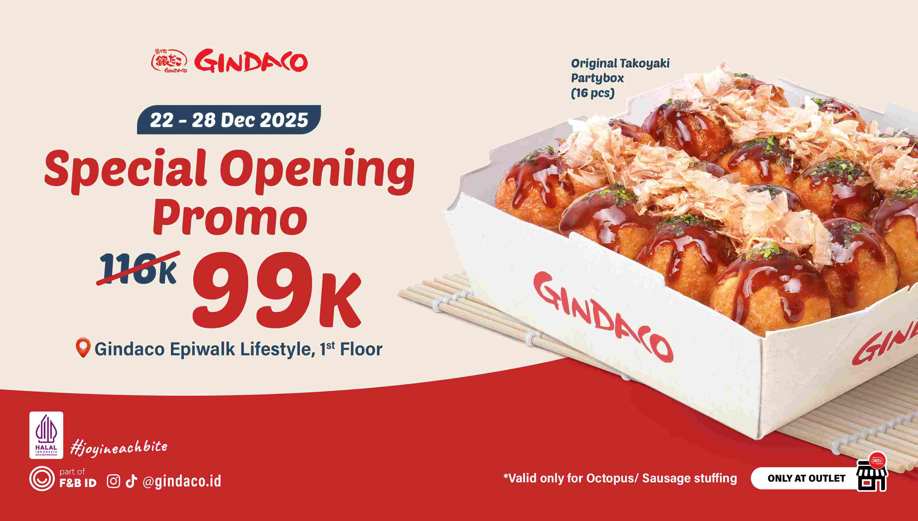 Grand Opening Gindaco