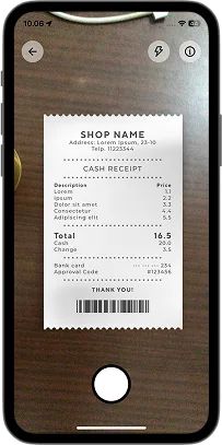 Take a picture of your shopping receipt and ensure it meets our Terms & Conditions.